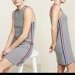 Anthropologie Sol Angeles Striped athletic sport dress grey Size S